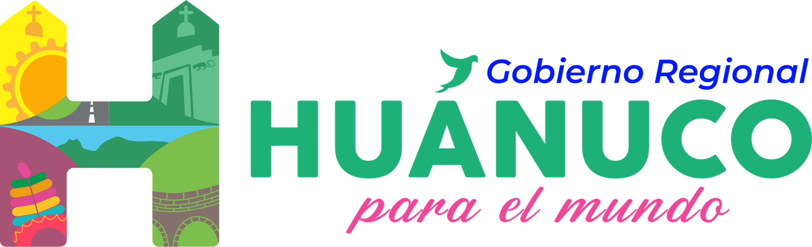Logo oficial del Gobierno Regional Huánuco