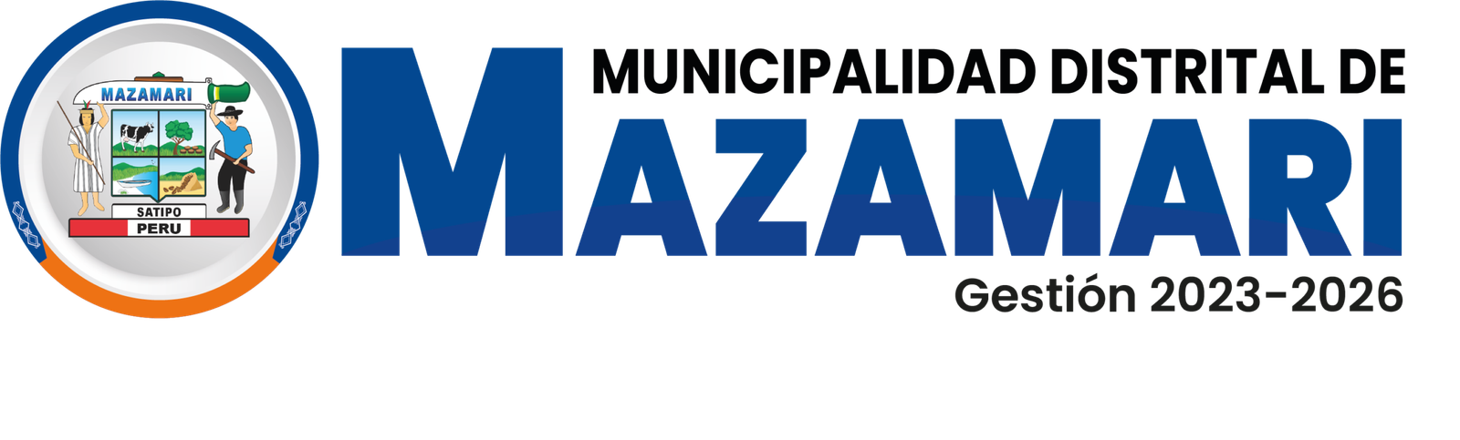 Logo oficial de la Municipalidad Distrital de Mazamari