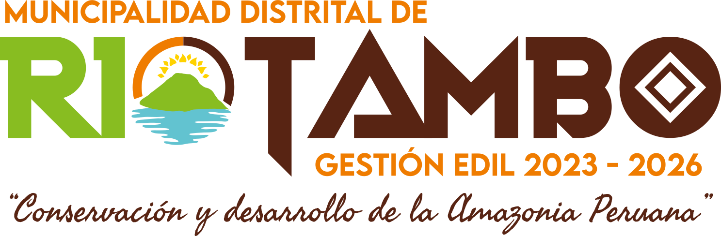 Logo oficial de la Municipalidad Distrital de Río Tambo