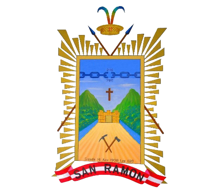 Escudo institucional de la Municipalidad Distrital de San Ramón